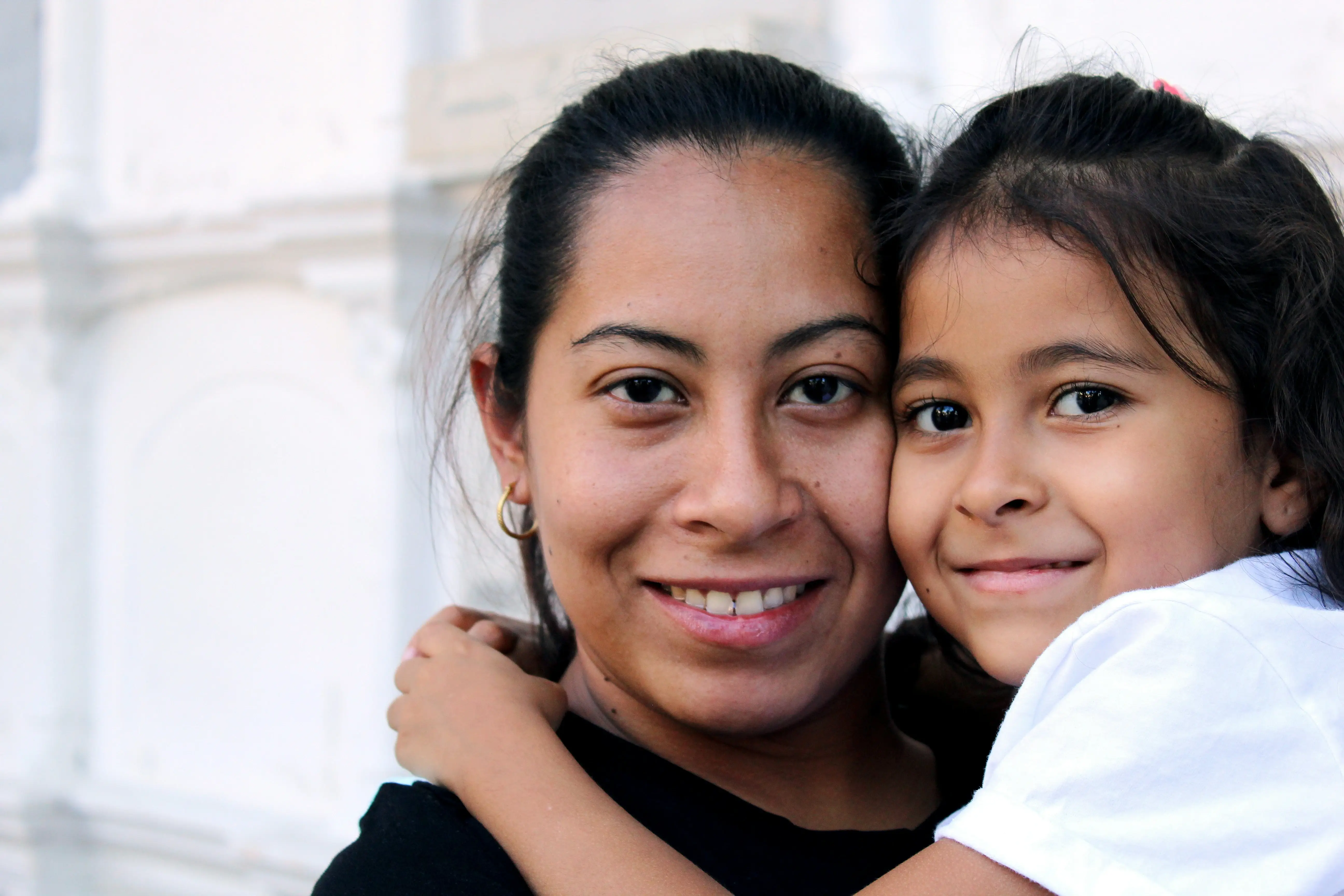 Immigrant mother and daughter